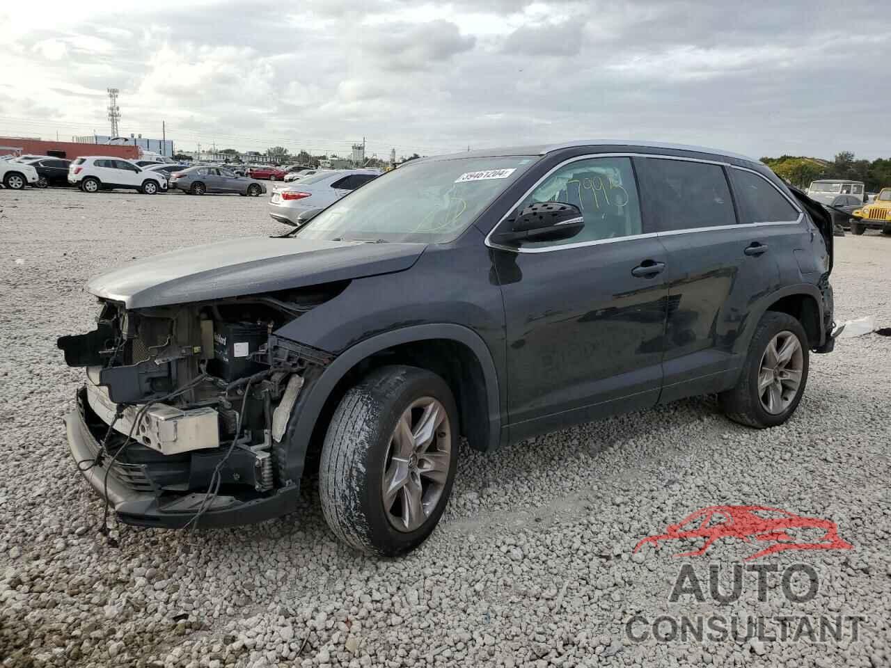 TOYOTA HIGHLANDER 2017 - 5TDYZRFH3HS190573