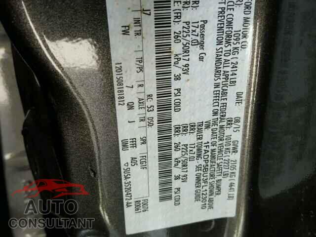 FORD CMAX 2015 - 1FMCU0G98HUC19181