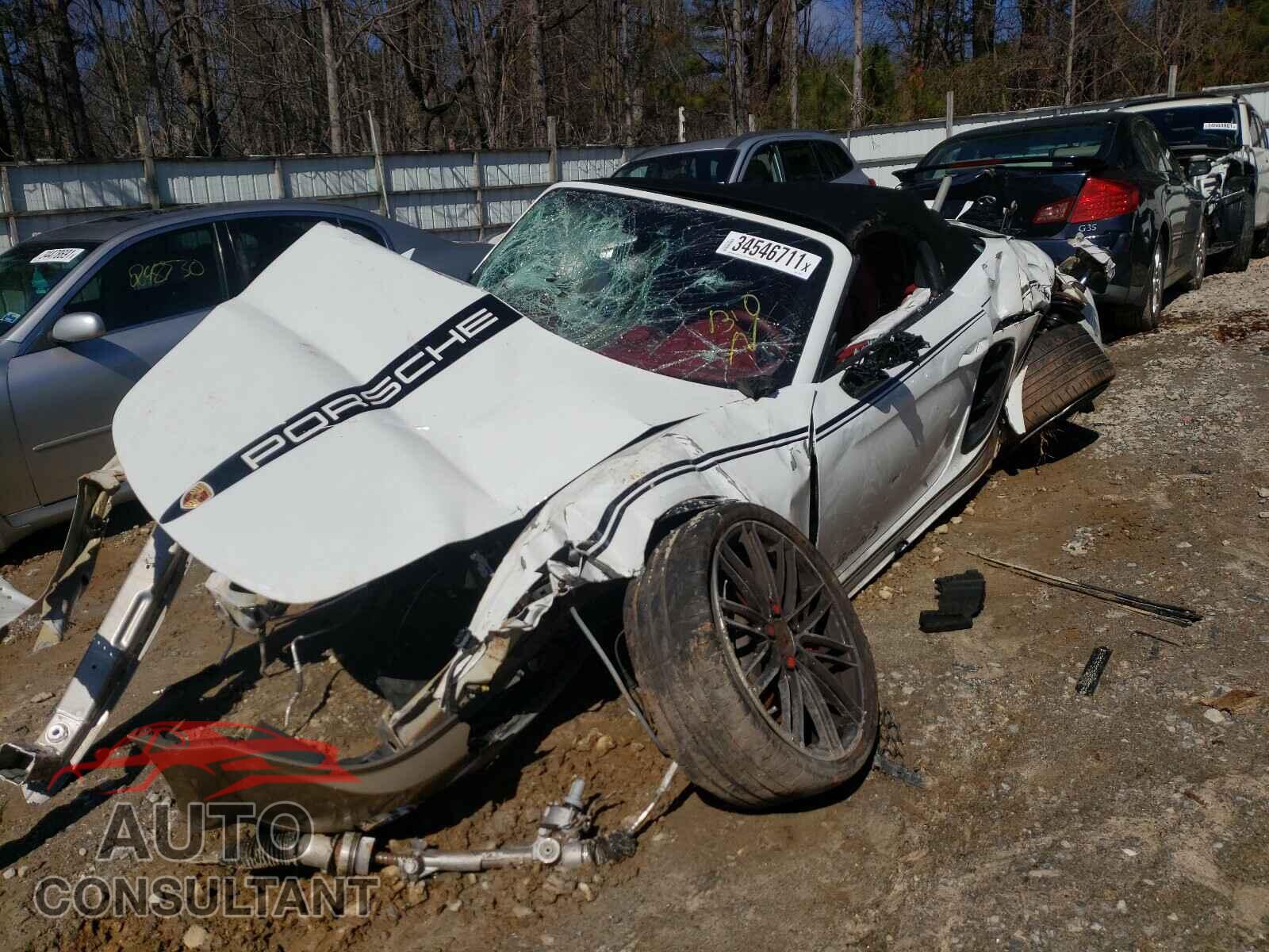 PORSCHE BOXSTER 2018 - WP0CB2A86JS228470