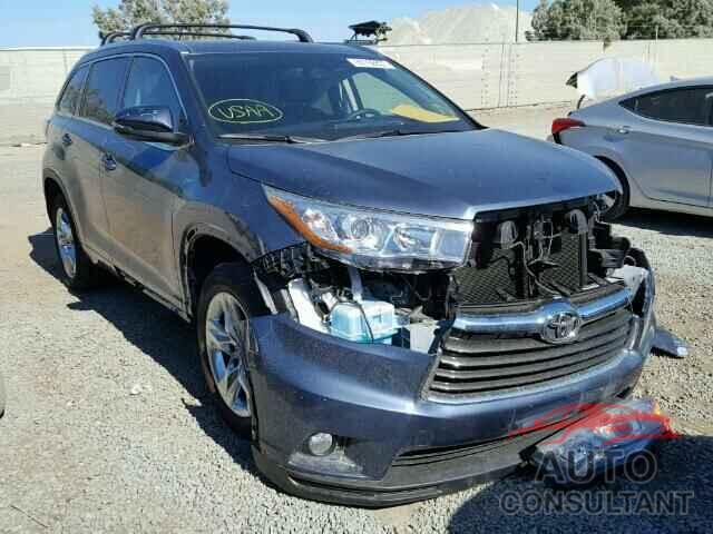 TOYOTA HIGHLANDER 2016 - 5TDYKRFH3GS138685