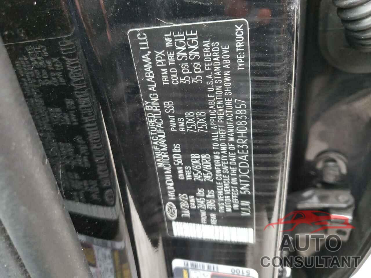 HYUNDAI SANTA CRUZ 2024 - 5NTJCDAE3RH083857