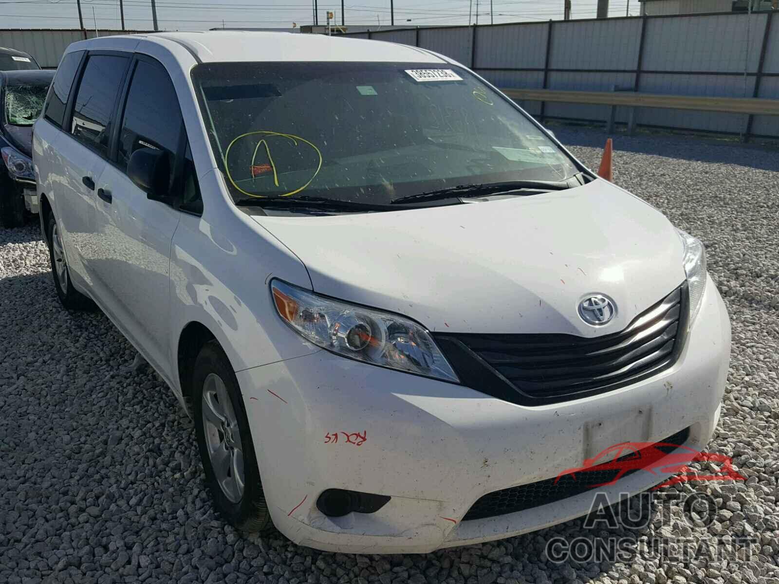 TOYOTA SIENNA 2015 - 5TDZK3DC1FS651991