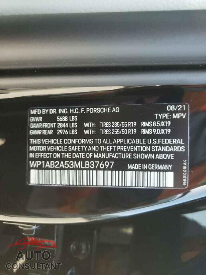 PORSCHE MACAN 2021 - WP1AB2A53MLB37697