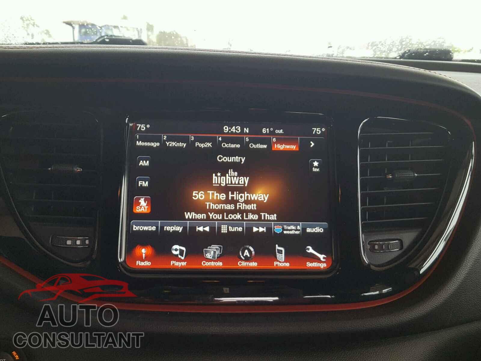 DODGE DART 2015 - 1C3CDFEB3FD277956