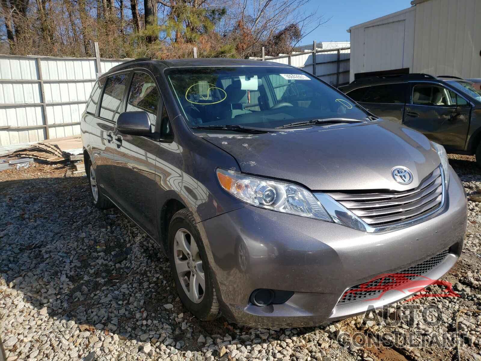 TOYOTA SIENNA 2017 - 5TDKZ3DC7HS814952