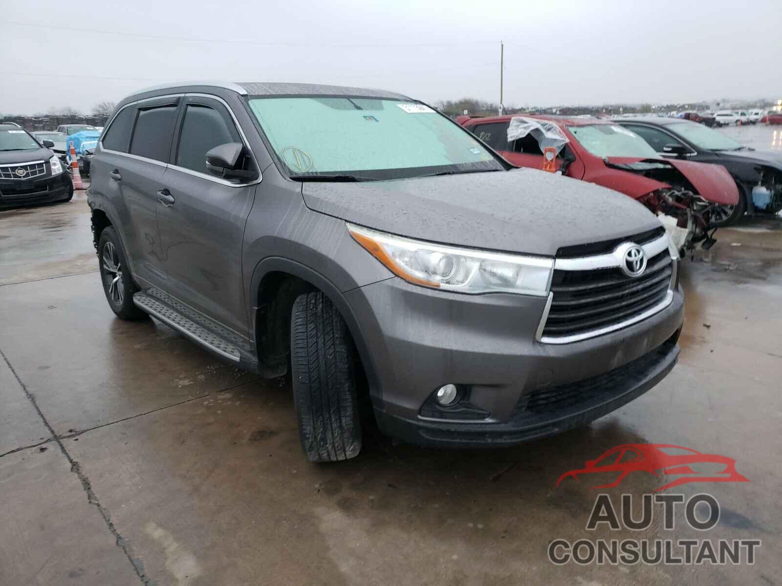 TOYOTA HIGHLANDER 2015 - 5TDKKRFH6GS121966