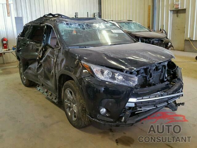 TOYOTA HIGHLANDER 2018 - 5TDDGRFH2JS036947