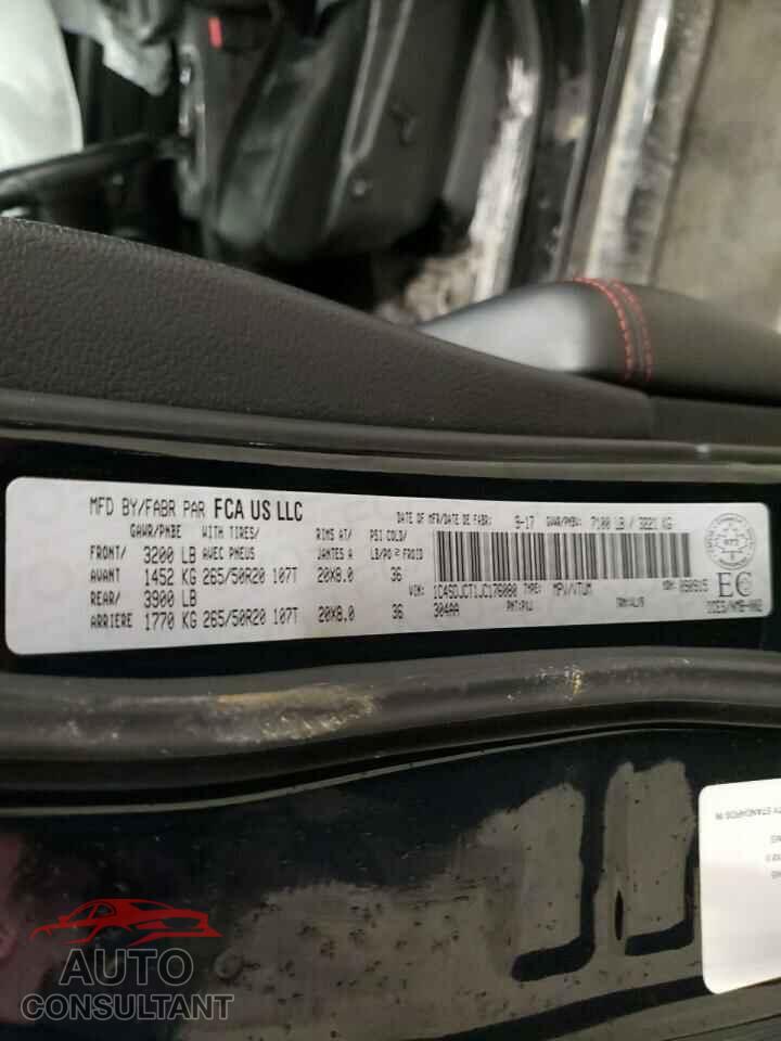 DODGE DURANGO 2018 - 1C4SDJCT1JC176080