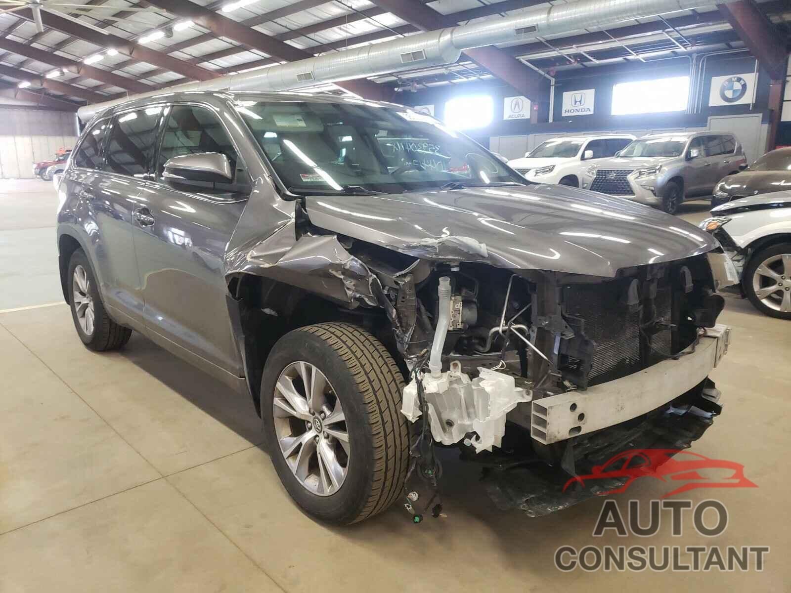 TOYOTA HIGHLANDER 2016 - 5TDBKRFH0GS354130