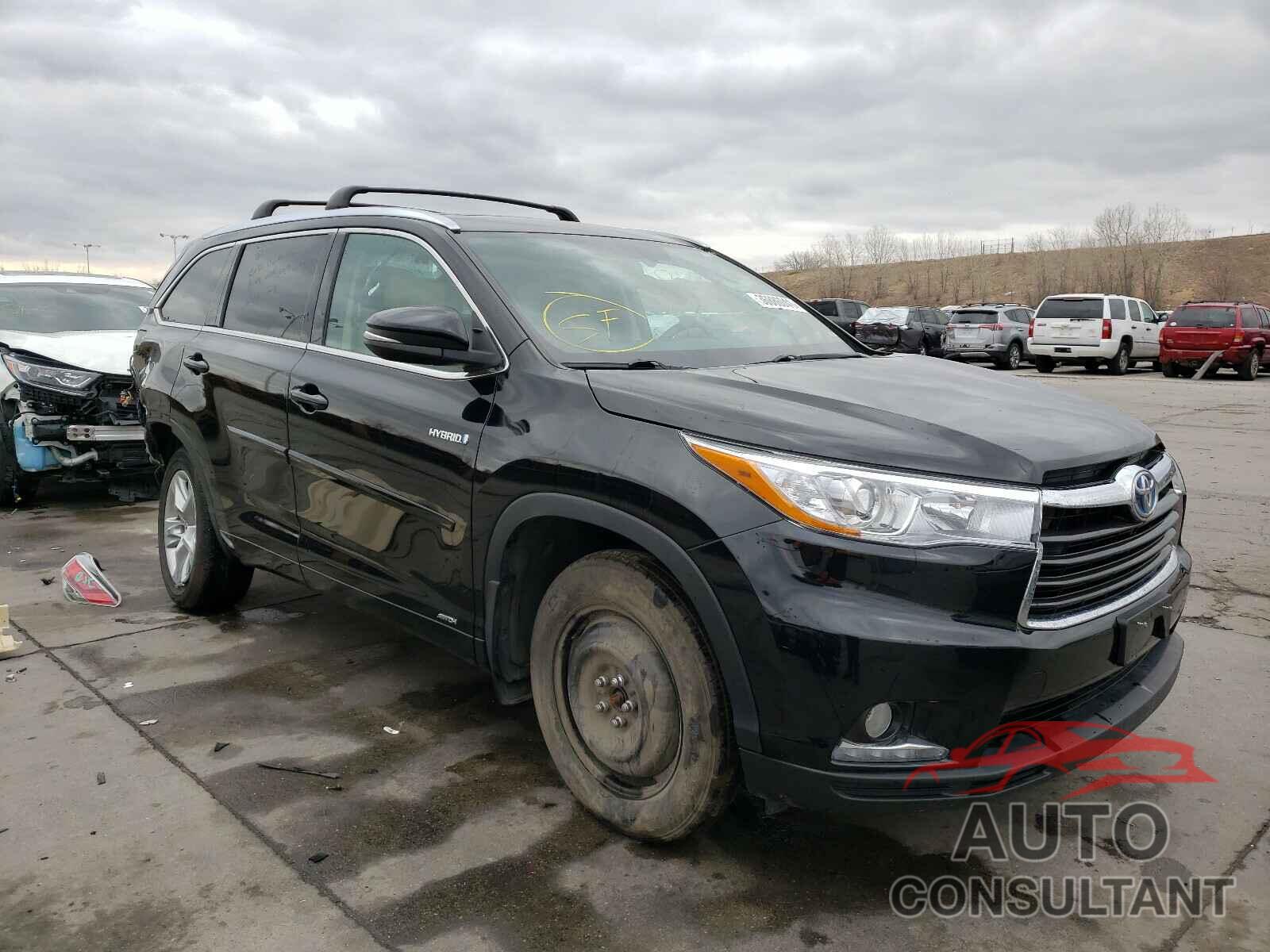 TOYOTA HIGHLANDER 2016 - 5TDDCRFH2GS013835