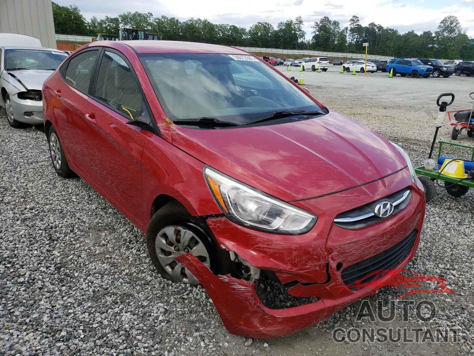 HYUNDAI ACCENT 2017 - KMHCT4AE6HU334524