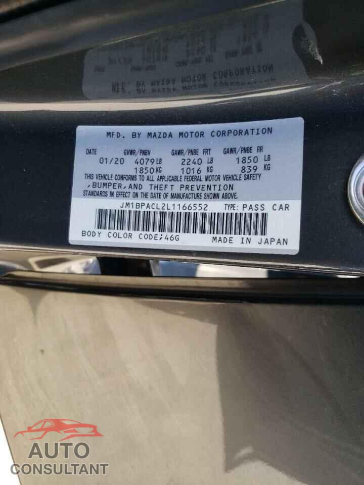 MAZDA 3 2020 - 3VW2B7AJ8HM328128