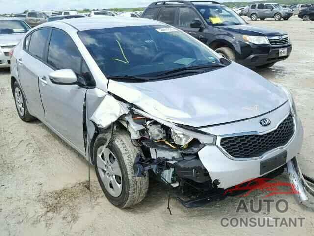 KIA FORTE 2016 - KNAFK4A65G5542462