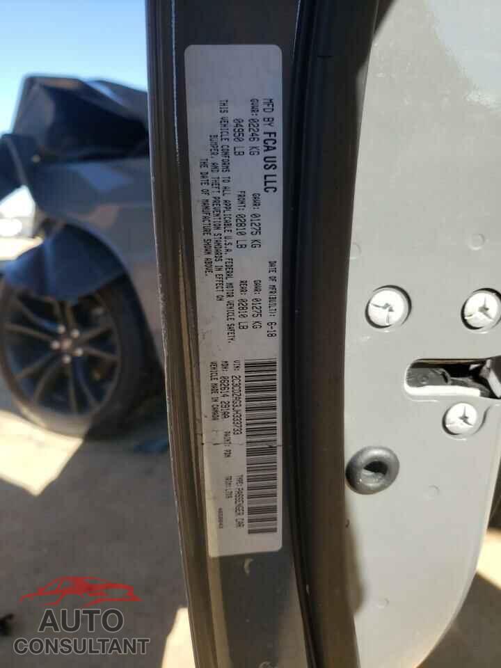 DODGE CHALLENGER 2018 - 2C3CDZAG3JH333733