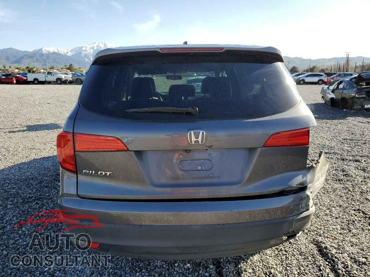 HONDA PILOT 2017 - 5FNYF5H70HB020004