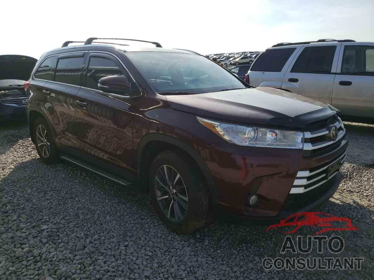 TOYOTA HIGHLANDER 2019 - 5TDJZRFH1KS721312