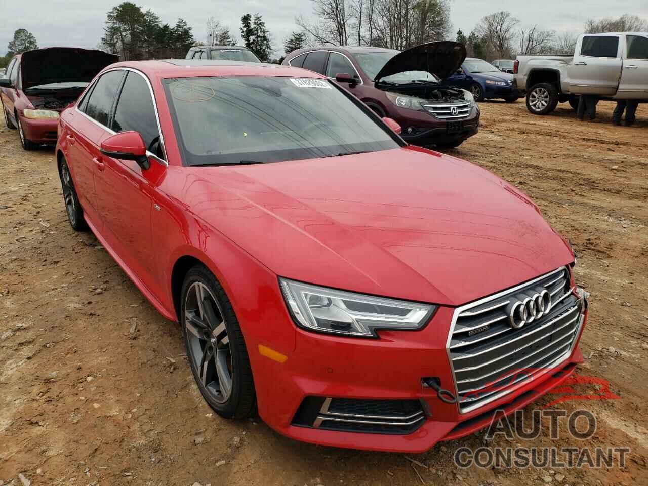 AUDI A4 2017 - WAUENAF42HN038185