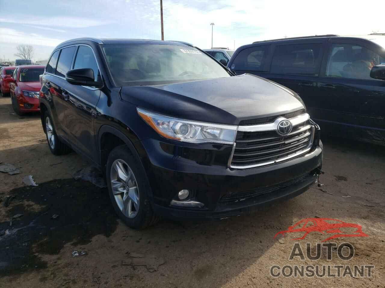 TOYOTA HIGHLANDER 2016 - 5TDDKRFH3GS240566