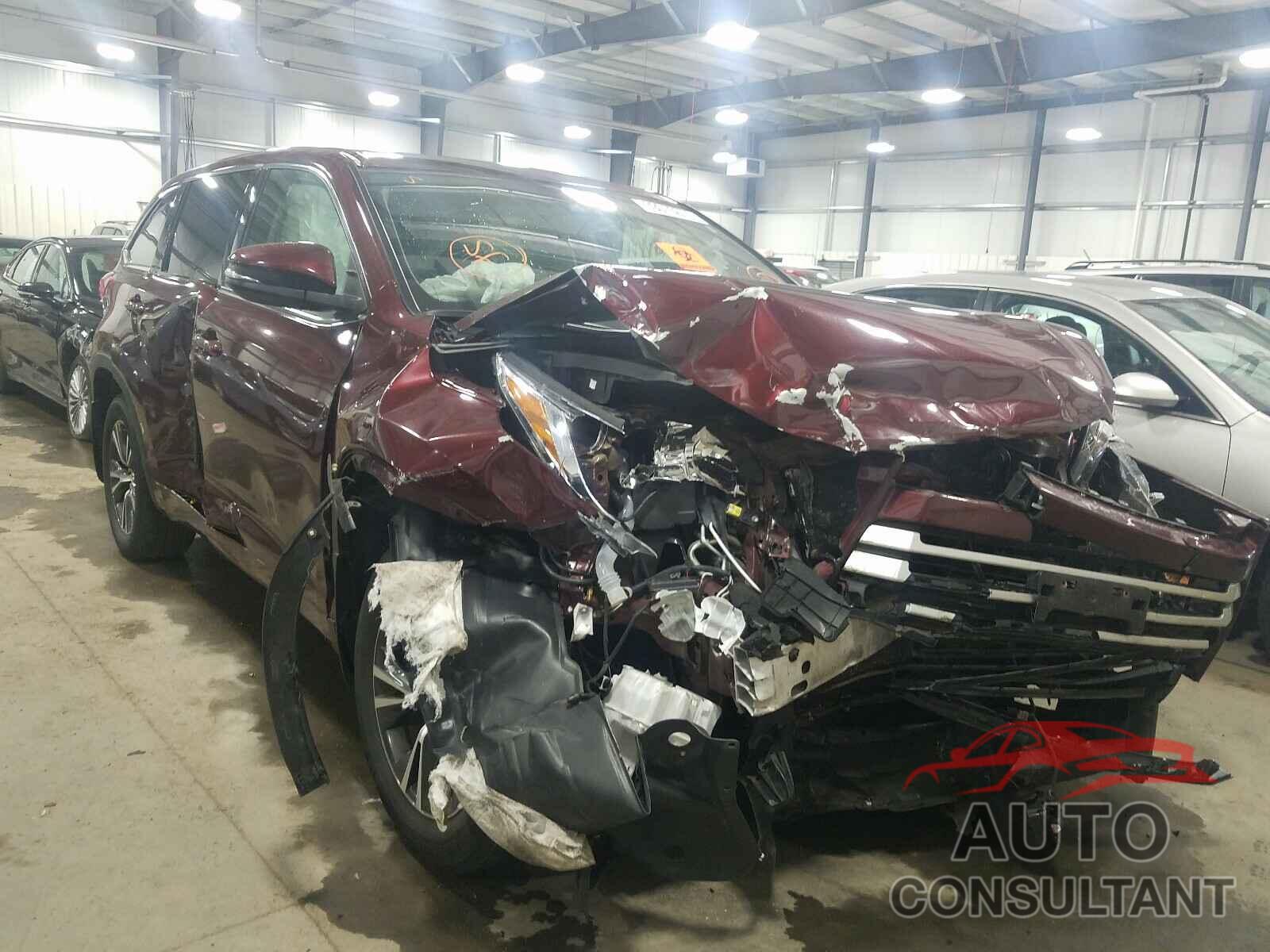 TOYOTA HIGHLANDER 2017 - 5TDBZRFH0HS397167