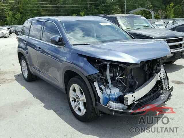 TOYOTA HIGHLANDER 2016 - 5TDYKRFH0GS126042