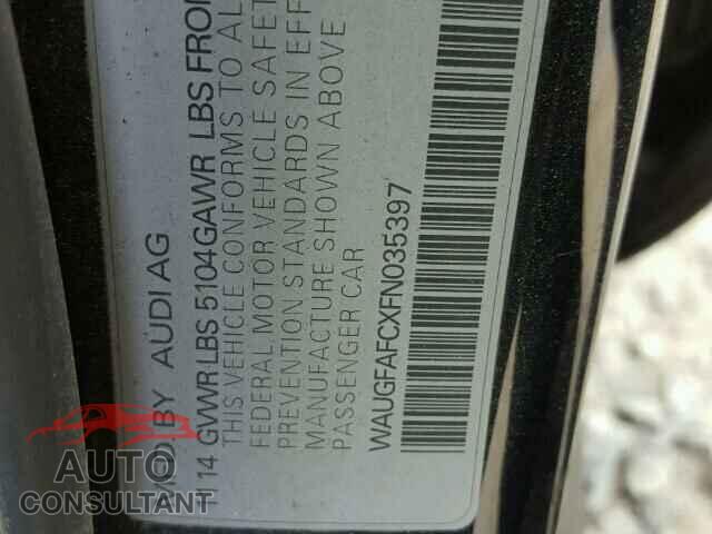 AUDI A6 2015 - WAUGFAFCXFN035397