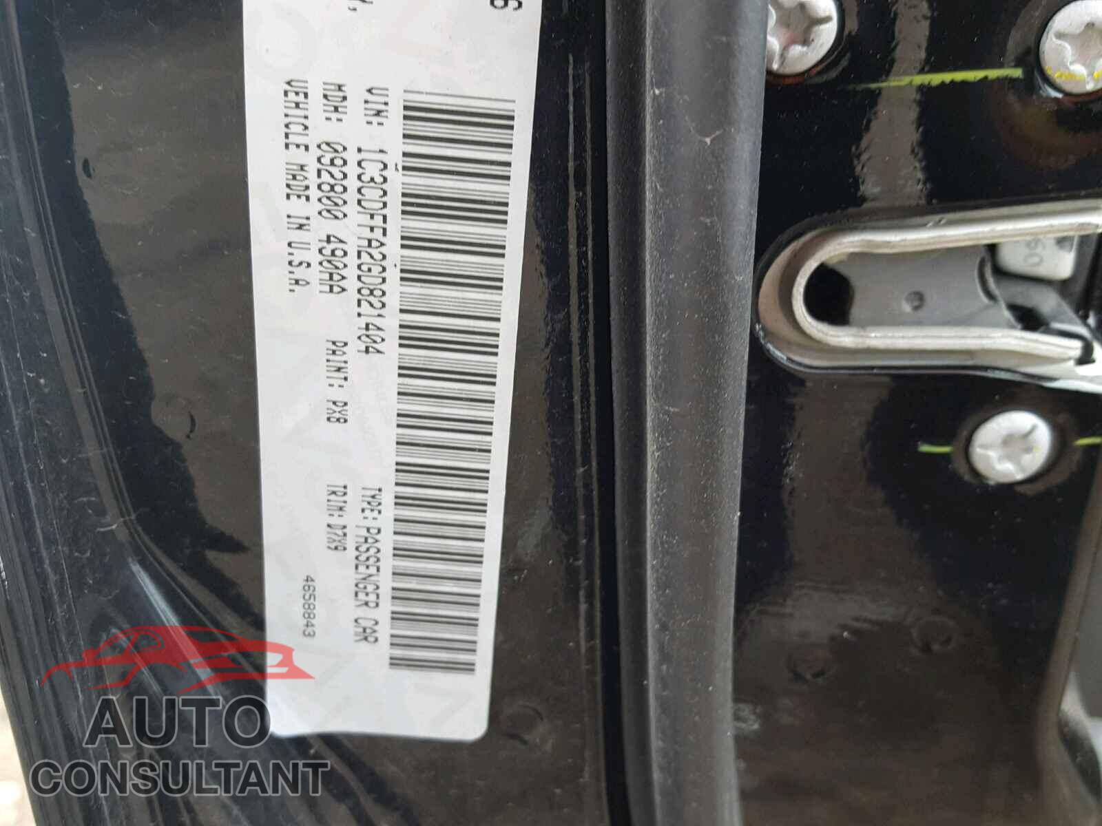 DODGE DART 2016 - 1C3CDFFA2GD821404