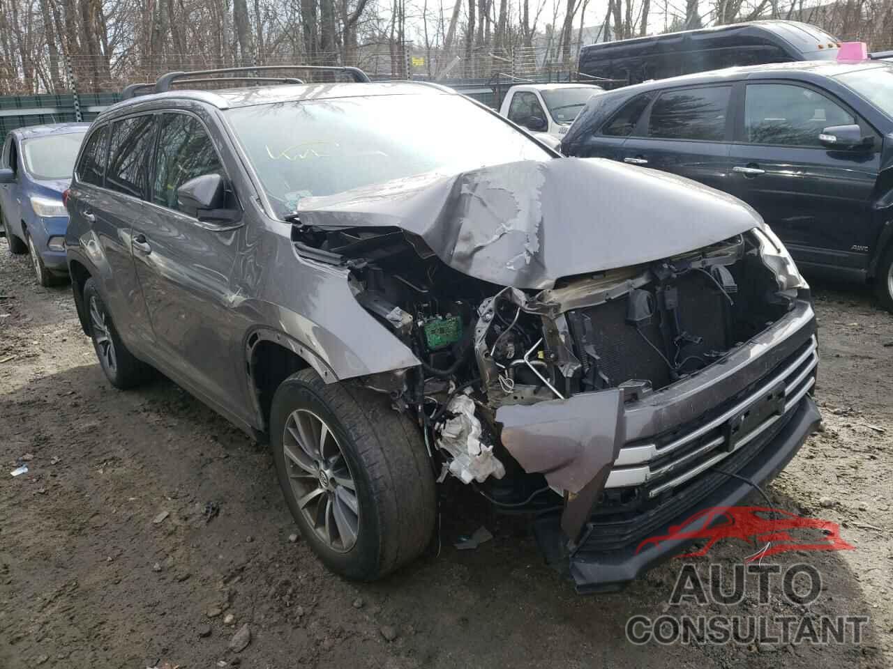 TOYOTA HIGHLANDER 2017 - 5TDJZRFHXHS478897