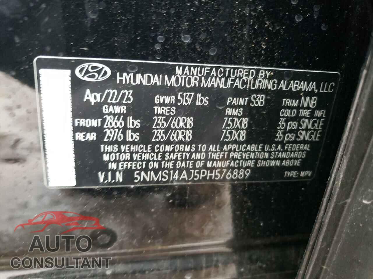 HYUNDAI SANTA FE 2023 - 5NMS14AJ5PH576889