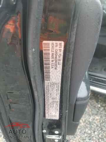 DODGE DURANGO 2022 - 1C4RDHAG3NC202746