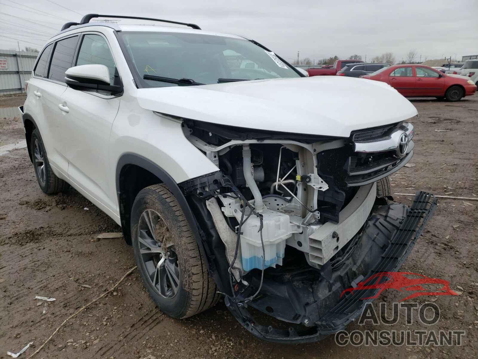 TOYOTA HIGHLANDER 2016 - 5TDJKRFH3GS268192