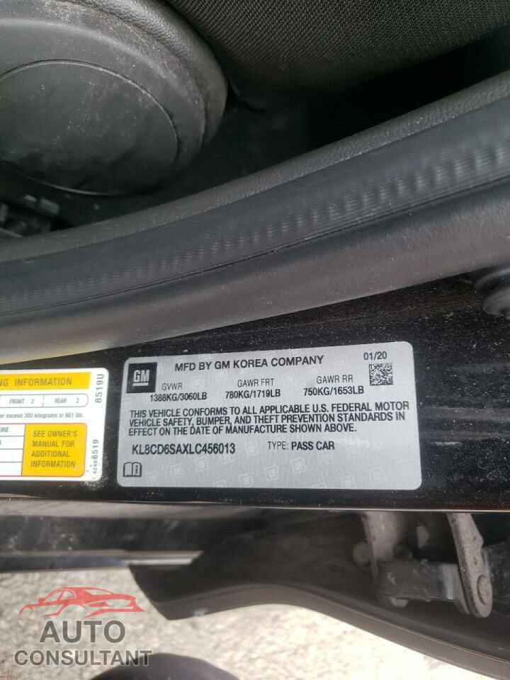 CHEVROLET SPARK 2020 - KL8CD6SAXLC456013