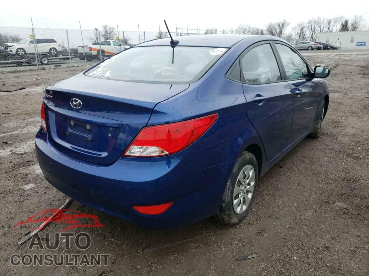 HYUNDAI ACCENT 2016 - KMHCT4AE8GU075694