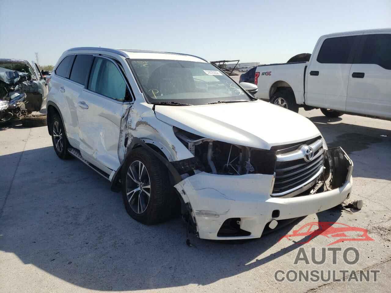 TOYOTA HIGHLANDER 2016 - 5TDKKRFH2GS161834