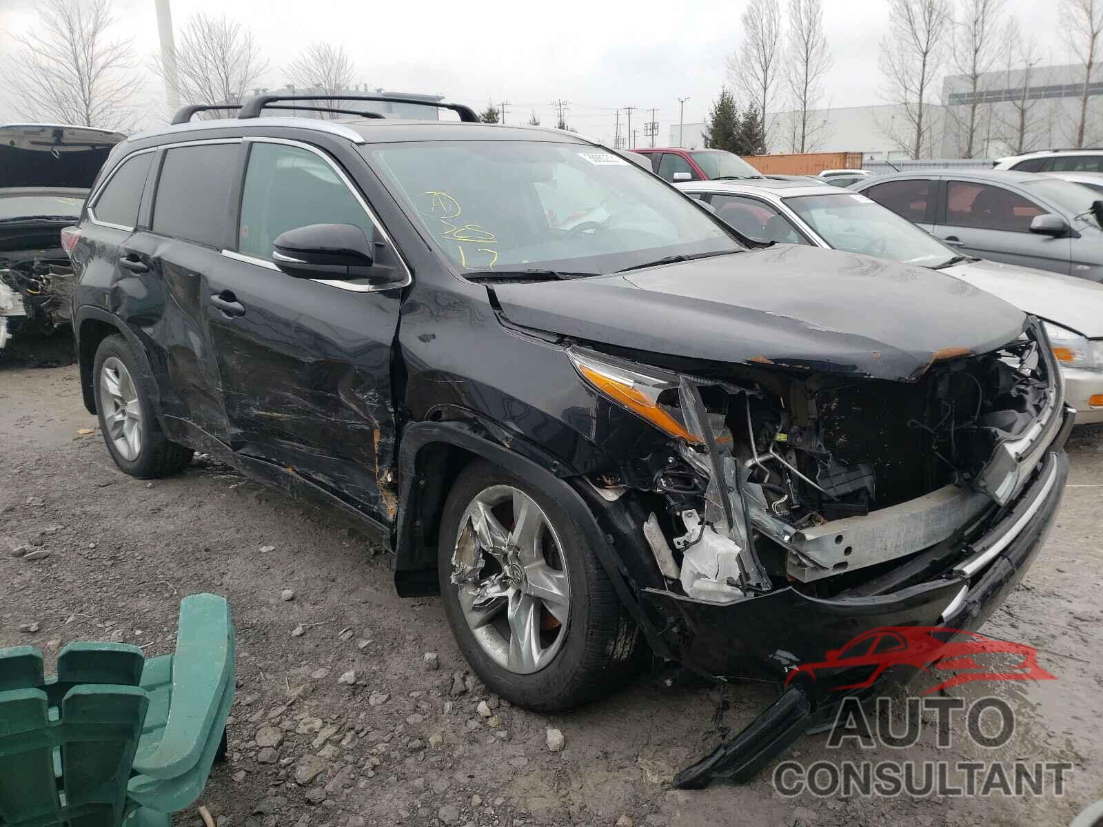 TOYOTA HIGHLANDER 2016 - 5TDDKRFH5GS259278