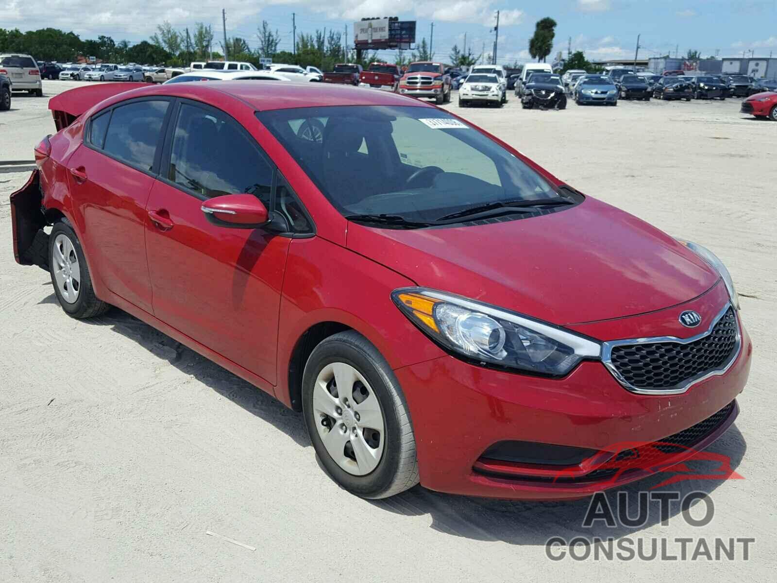 KIA FORTE 2016 - KNAFX4A66G5522853