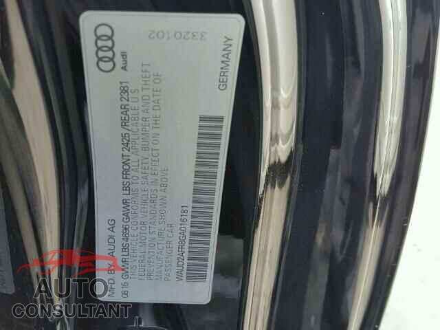 AUDI A5 2016 - WAUD2AFR8GA016181