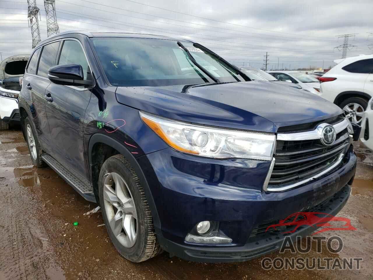 TOYOTA HIGHLANDER 2016 - 5TDDKRFHXGS284810