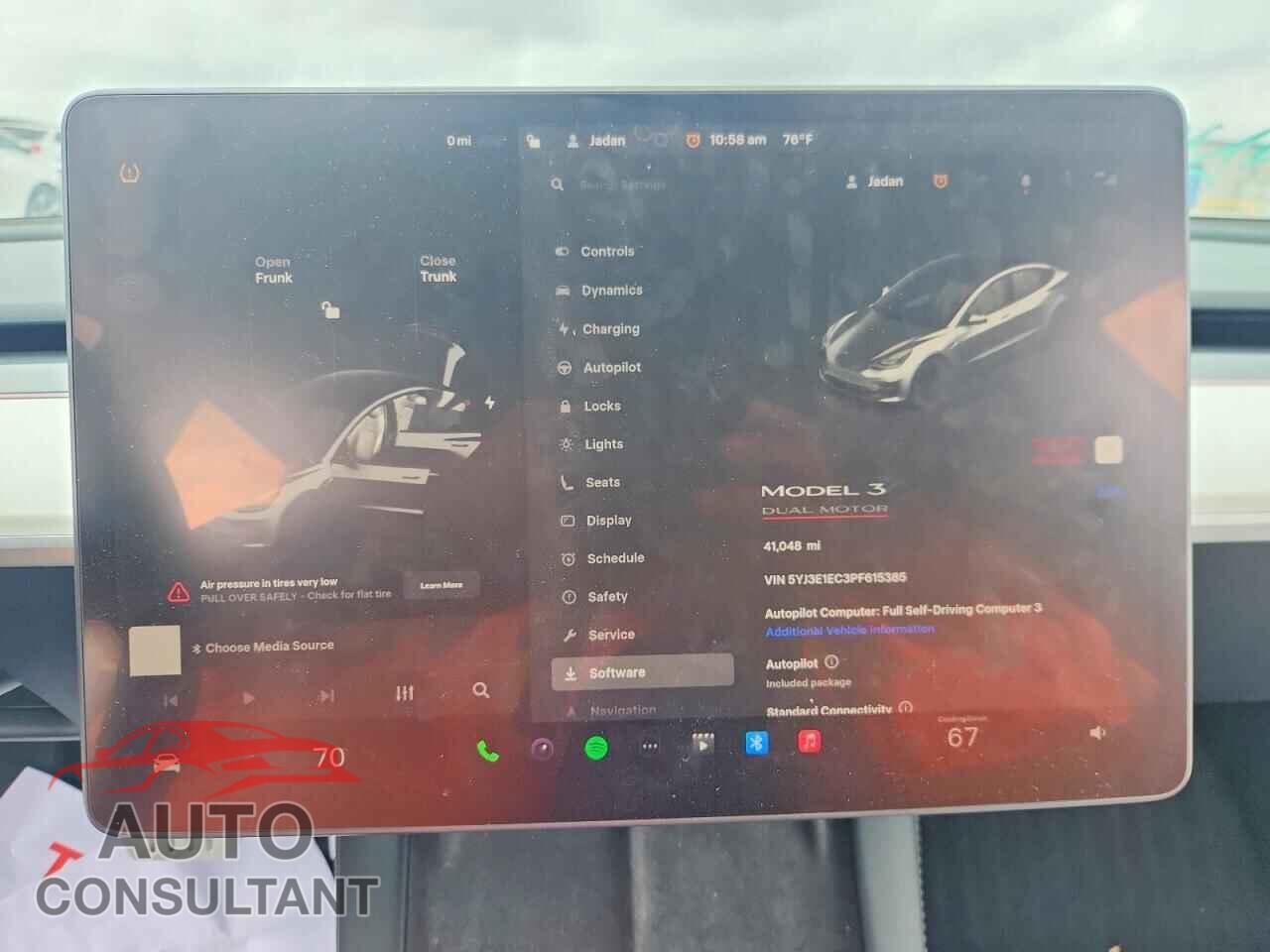 TESLA MODEL 3 2023 - 5YJ3E1EC3PF615385