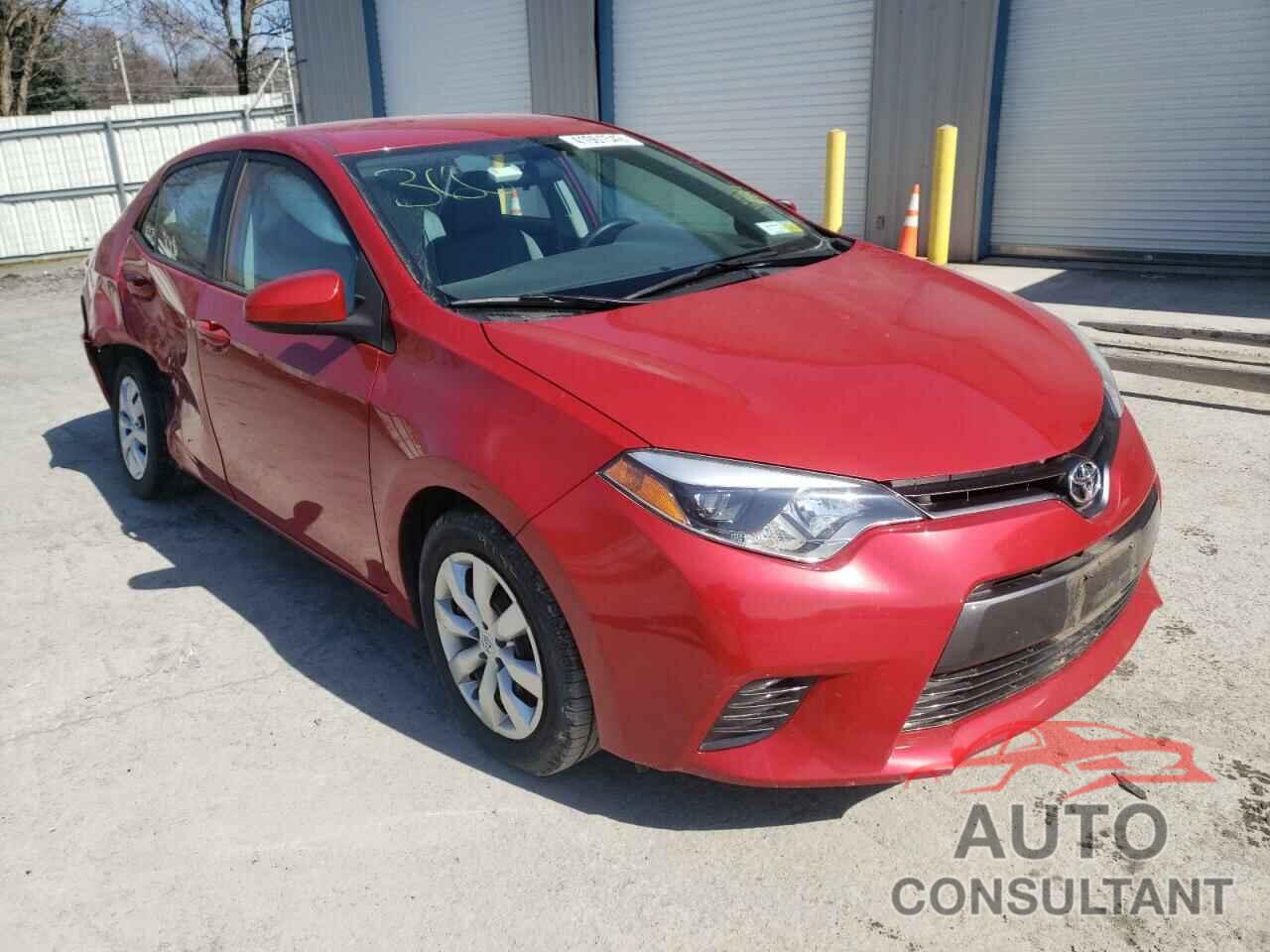 TOYOTA COROLLA 2016 - 2T1BURHE0GC496435