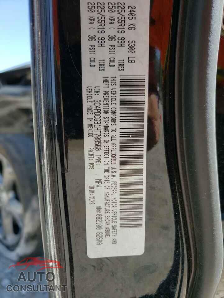 DODGE JOURNEY 2017 - 3C4PDCGB1HT708560