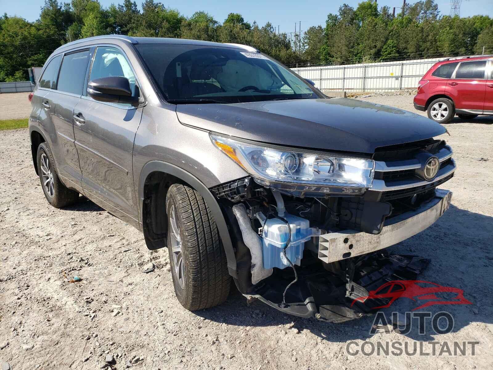 TOYOTA HIGHLANDER 2017 - 5TDJZRFHXHS448573