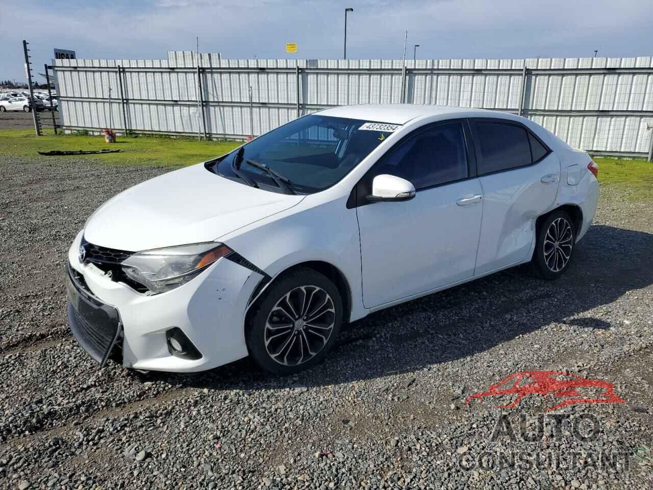 TOYOTA COROLLA 2016 - 5YFBURHE8GP478989