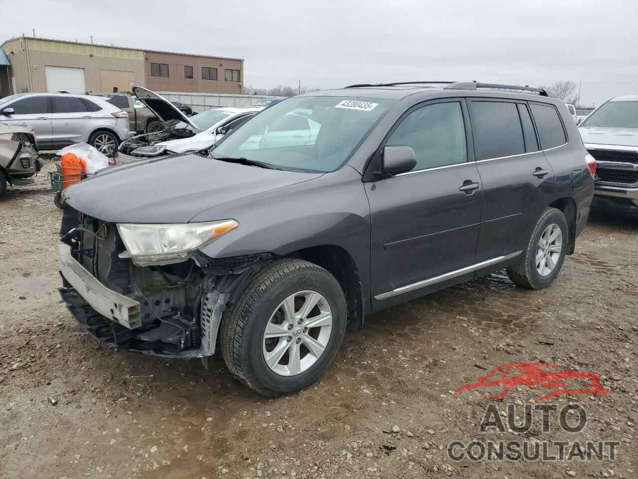 TOYOTA HIGHLANDER 2012 - 5TDBK3EH0CS114956