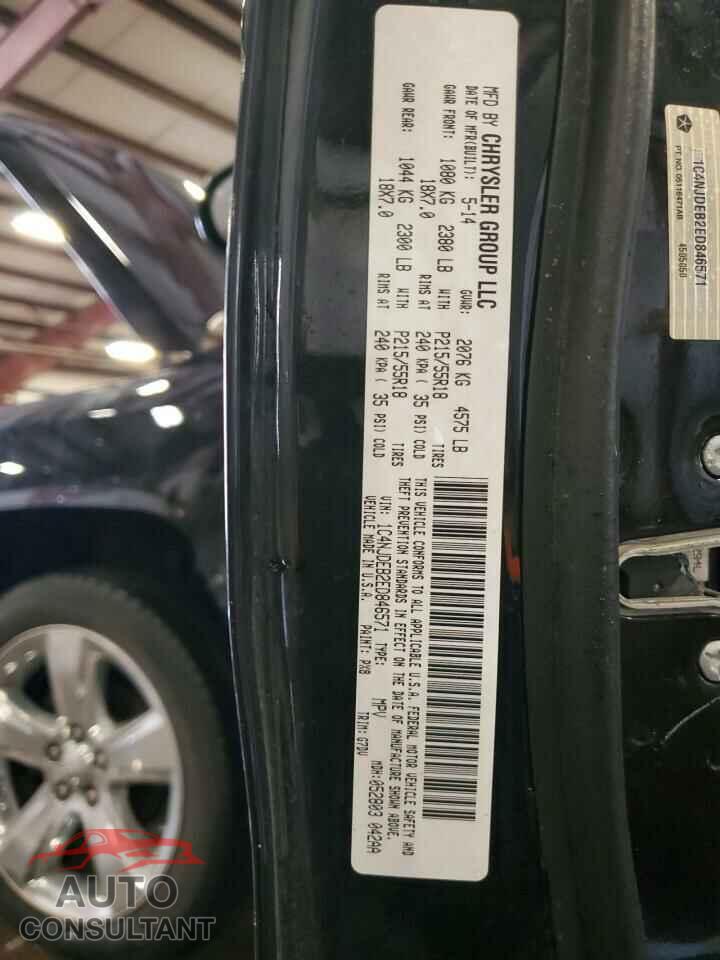 JEEP COMPASS 2014 - 1C4NJDEB2ED846571