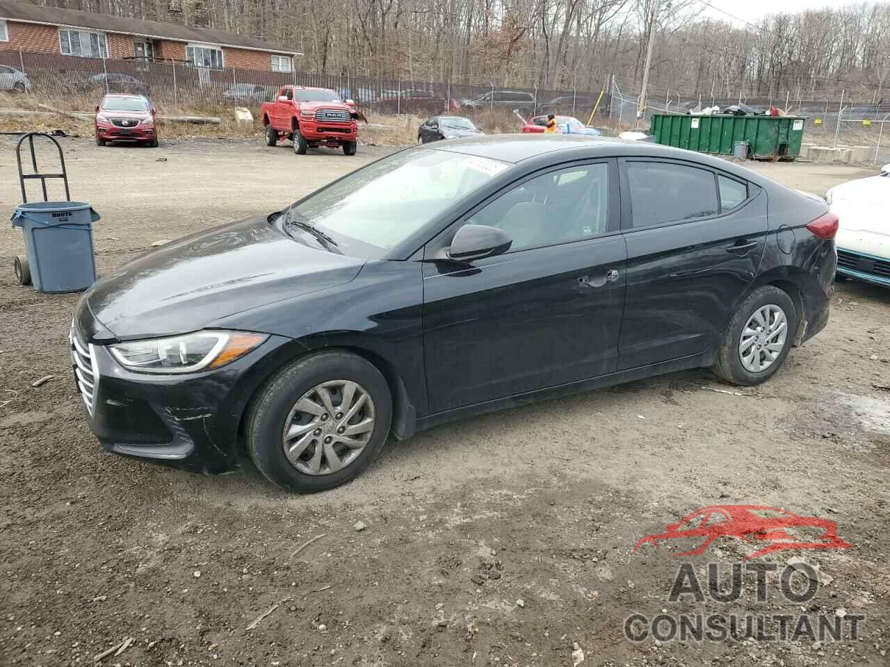 HYUNDAI ELANTRA 2017 - KMHD74LF1HU424839
