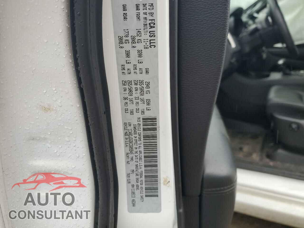 DODGE DURANGO 2019 - 1C4RDJDG5KC605545