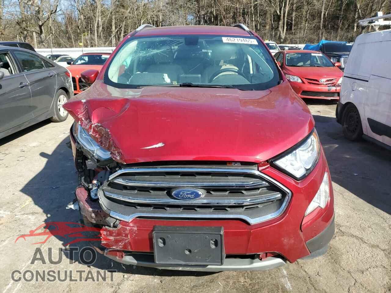 FORD ECOSPORT 2019 - MAJ6S3KL1KC291709
