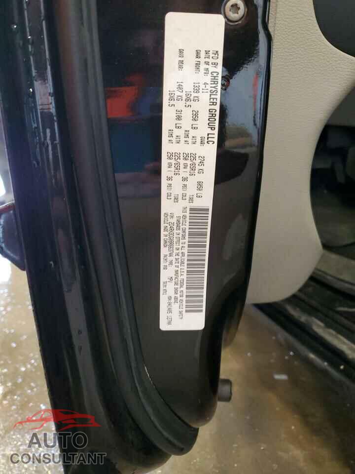 DODGE CARAVAN 2011 - 2D4RN3DG0BR663744