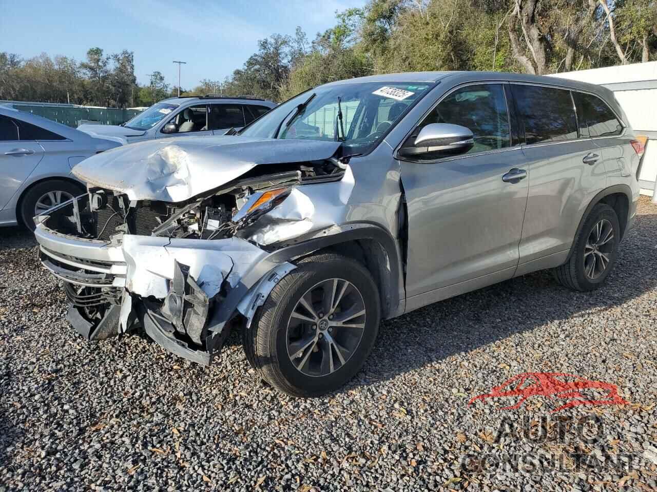 TOYOTA HIGHLANDER 2017 - 5TDZZRFH4HS199917
