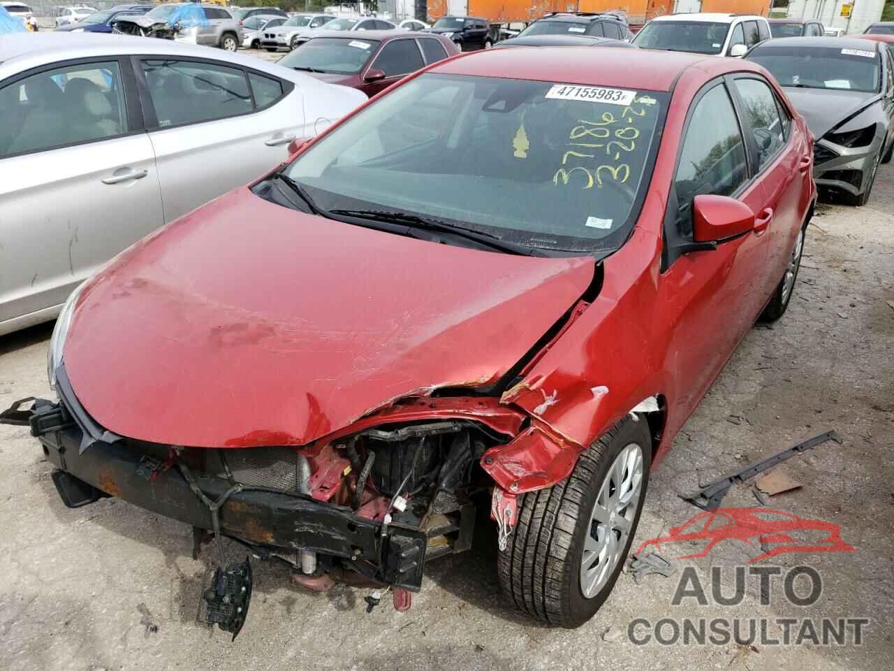 TOYOTA COROLLA 2019 - 5YFBURHE5KP910723